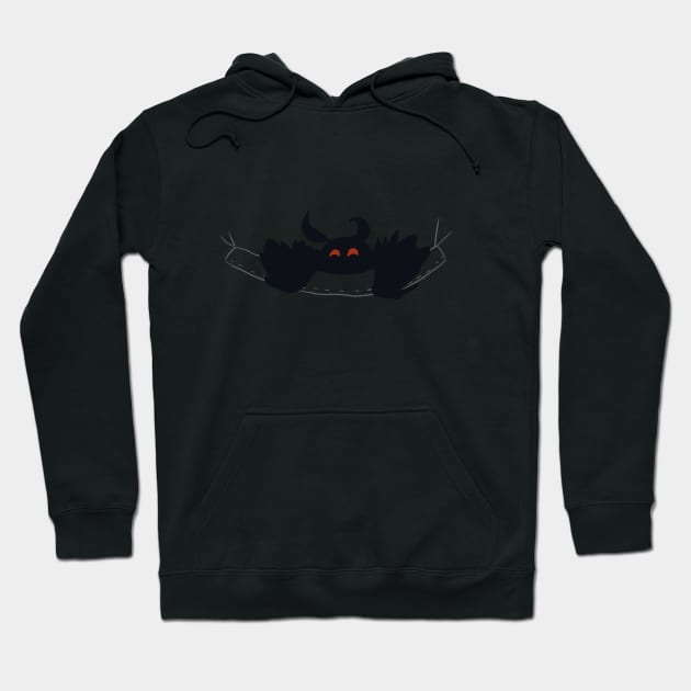 Mothman in Pocket Hoodie by sheehanstudios